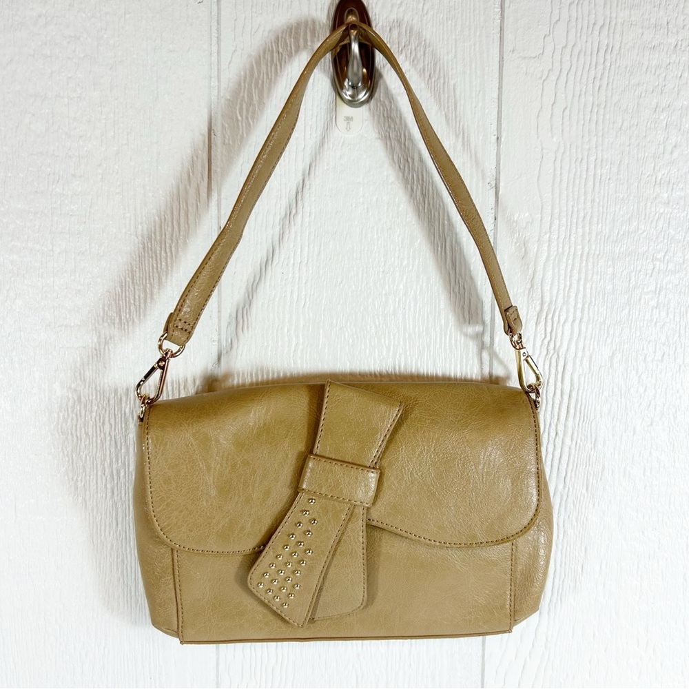 Gianni Bini Taupe Shoulder Bag Purse